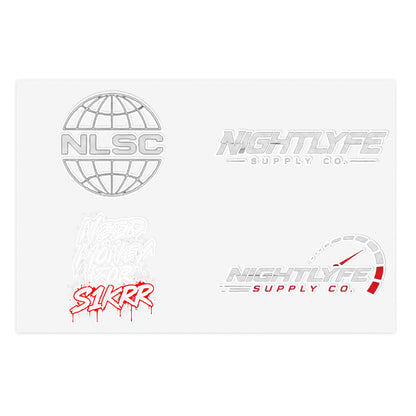 NLSC 4-PC DIE CUT STICKER PACK (6" - 4")