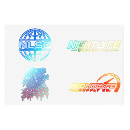 NLSC 4-PC DIE CUT STICKER PACK (6" - 4")