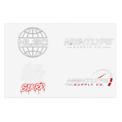 NLSC 4-PC DIE CUT STICKER PACK (6" - 4")